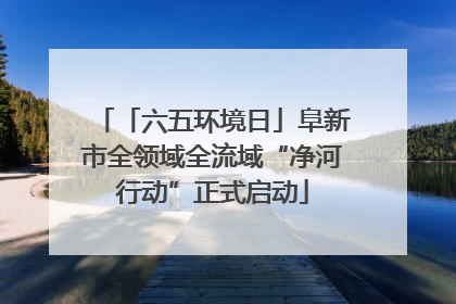 「六五环境日」阜新市全领域全流域“净河行动”正式启动