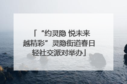 “约灵隐 悦未来 越精彩”灵隐街道春日轻社交派对举办