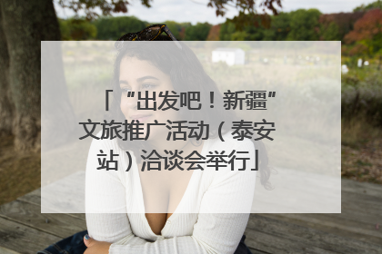 “出发吧！新疆”文旅推广活动（泰安站）洽谈会举行
