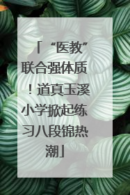 “医教”联合强体质！道真玉溪小学掀起练习八段锦热潮
