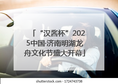 “汉酱杯”2025中国·济南明湖龙舟文化节盛大开幕