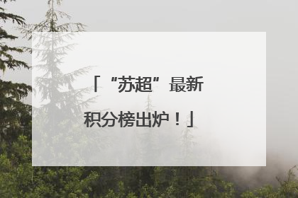 “苏超”最新积分榜出炉！
