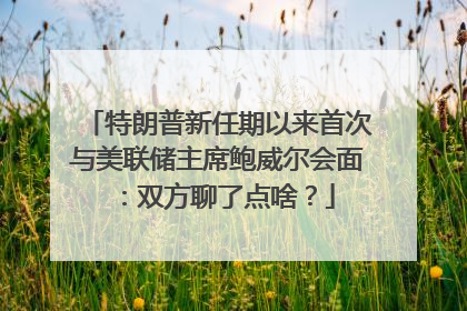 特朗普新任期以来首次与美联储主席鲍威尔会面：双方聊了点啥？