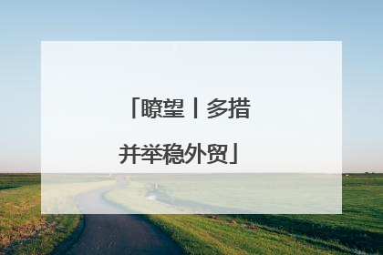 瞭望丨多措并举稳外贸