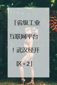 省级工业互联网平台！武汉经开区+2