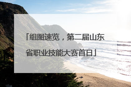 组图速览，第二届山东省职业技能大赛首日