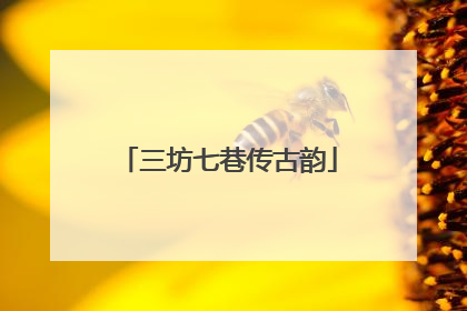 三坊七巷传古韵