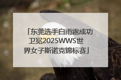 东莞选手白雨露成功卫冕2025WWS世界女子斯诺克锦标赛