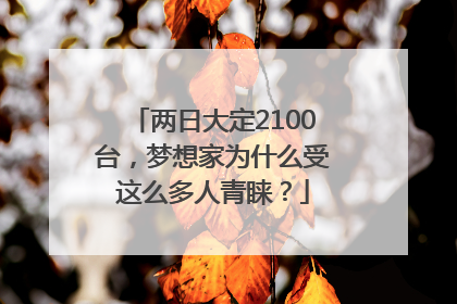 两日大定2100台，梦想家为什么受这么多人青睐？