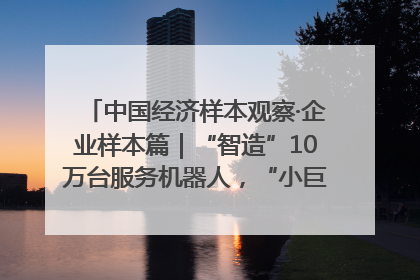 中国经济样本观察·企业样本篇｜“智造”10万台服务机器人，“小巨人”擎朗有大梦想