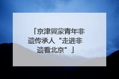京津冀蒙青年非遗传承人“走进非遗看北京”