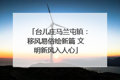 台儿庄马兰屯镇：移风易俗绘新篇 文明新风入人心