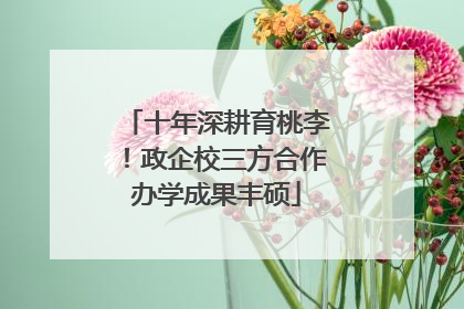 十年深耕育桃李！政企校三方合作办学成果丰硕