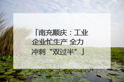 南充顺庆：工业企业忙生产 全力冲刺“双过半”