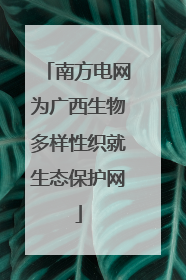 南方电网为广西生物多样性织就生态保护网