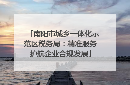 南阳市城乡一体化示范区税务局：精准服务护航企业合规发展