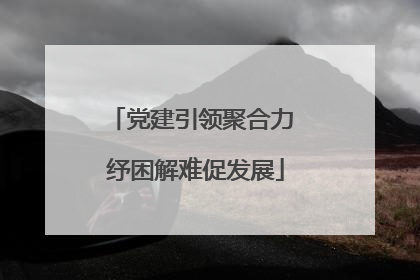 党建引领聚合力 纾困解难促发展