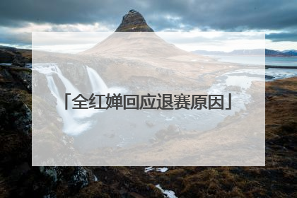 全红婵回应退赛原因