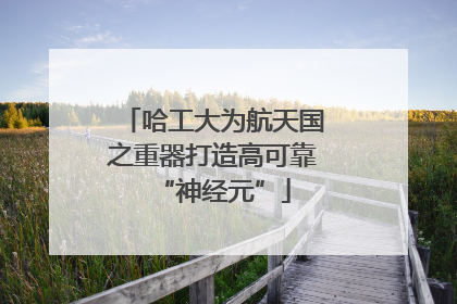 哈工大为航天国之重器打造高可靠“神经元”