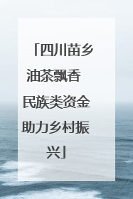 四川苗乡油茶飘香 民族类资金助力乡村振兴