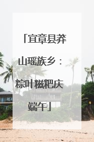 宜章县莽山瑶族乡：粽叶糍粑庆端午