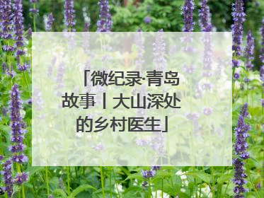 微纪录·青岛故事丨大山深处的乡村医生
