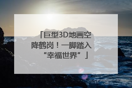 巨型3D地画空降鹤岗！一脚踏入“幸福世界”