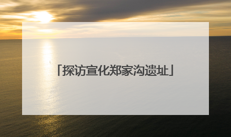 探访宣化郑家沟遗址