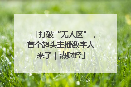 打破“无人区”，首个超头主播数字人来了｜热财经
