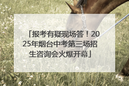 报考有疑现场答！2025年烟台中考第三场招生咨询会火爆开幕
