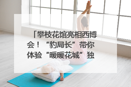 攀枝花馆亮相西博会！“豹局长”带你体验“暖暖花城”独特魅力｜西博视界