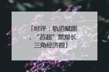 时评：轨道赋能，“苏超”燃爆长三角经济圈