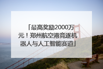 最高奖励2000万元！郑州航空港竞逐机器人与人工智能赛道