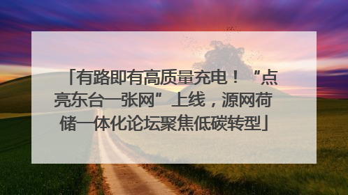 有路即有高质量充电！“点亮东台一张网”上线，源网荷储一体化论坛聚焦低碳转型