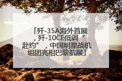 歼-35A海外首展，歼-10CE低调“赴约”，中国明星战机组团亮相巴黎航展