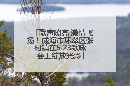 歌声嘹亮 激情飞扬！威海市环翠区张村镇在5·23歌咏会上绽放光彩