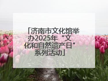 济南市文化馆举办2025年“文化和自然遗产日”系列活动