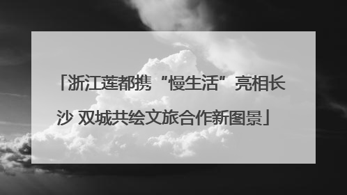 浙江莲都携“慢生活”亮相长沙 双城共绘文旅合作新图景