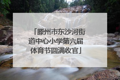 滕州市东沙河街道中心小学第六届体育节圆满收官