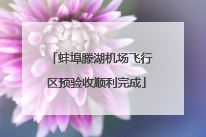 蚌埠滕湖机场飞行区预验收顺利完成