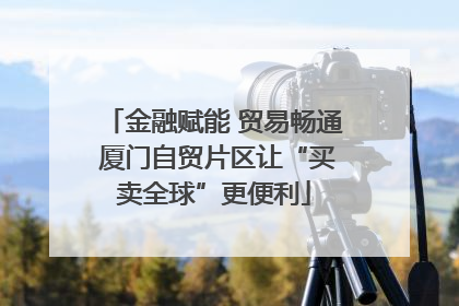金融赋能 贸易畅通 厦门自贸片区让“买卖全球”更便利