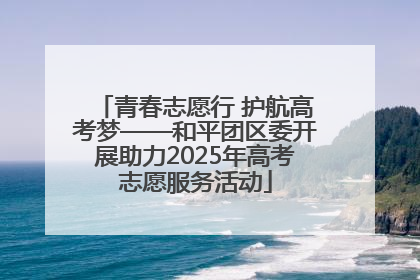 青春志愿行 护航高考梦——和平团区委开展助力2025年高考志愿服务活动