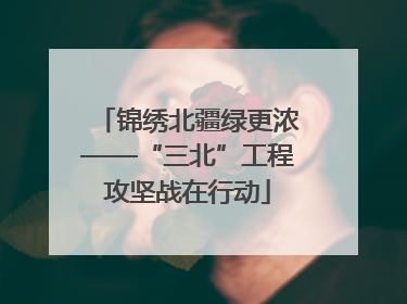 锦绣北疆绿更浓——“三北”工程攻坚战在行动
