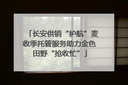 长安供销“护航”麦收季托管服务助力金色田野“抢收忙”