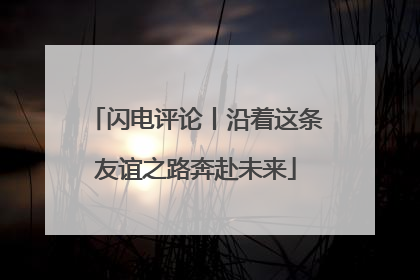 闪电评论丨沿着这条友谊之路奔赴未来