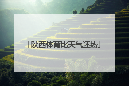 陕西体育比天气还热