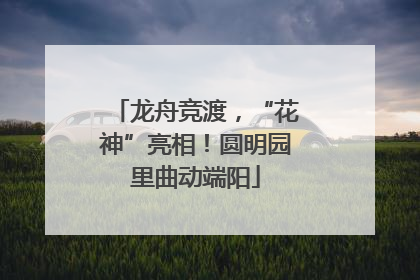 龙舟竞渡，“花神”亮相！圆明园里曲动端阳