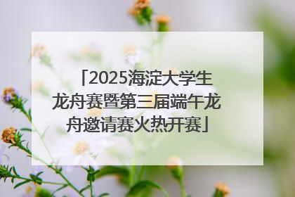 2025海淀大学生龙舟赛暨第三届端午龙舟邀请赛火热开赛