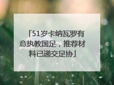 51岁卡纳瓦罗有意执教国足，推荐材料已递交足协