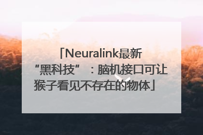 Neuralink最新“黑科技”：脑机接口可让猴子看见不存在的物体